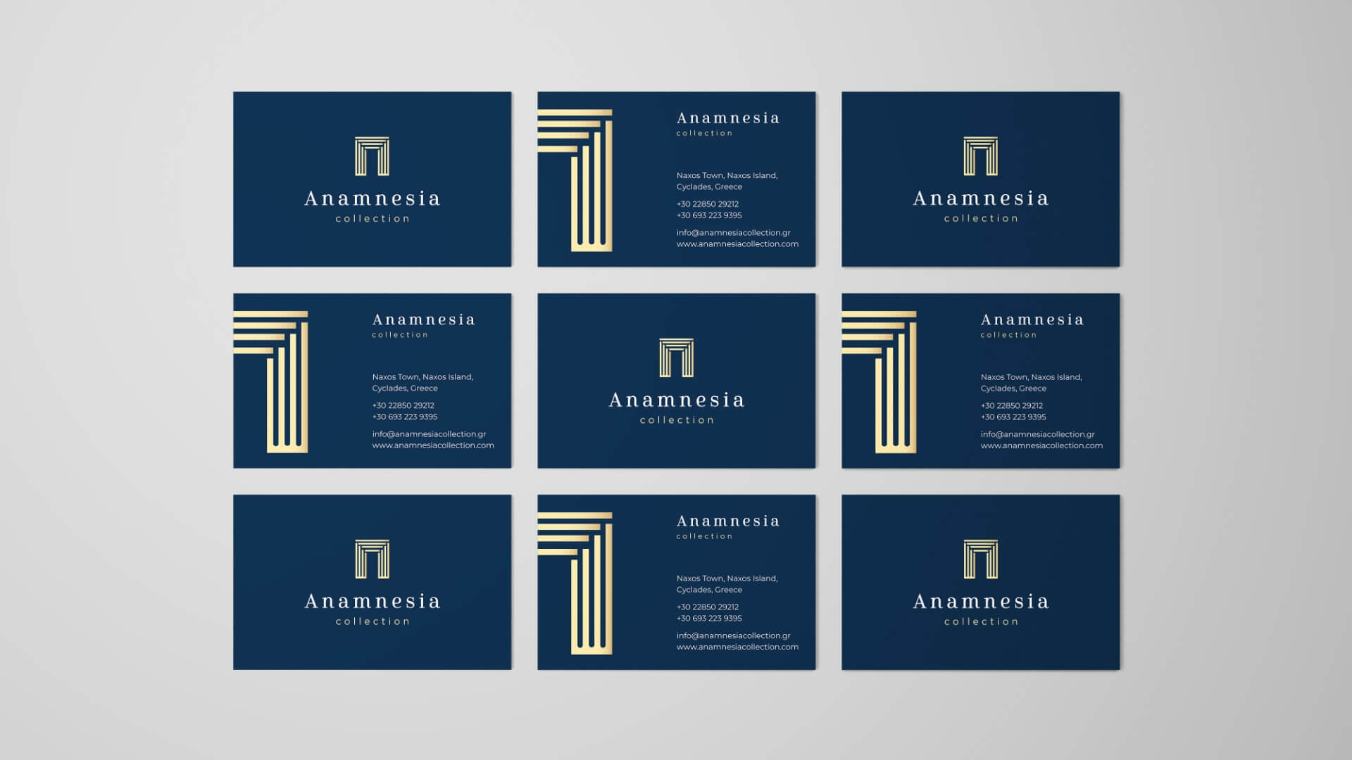 Anamnesia Business Card Designs