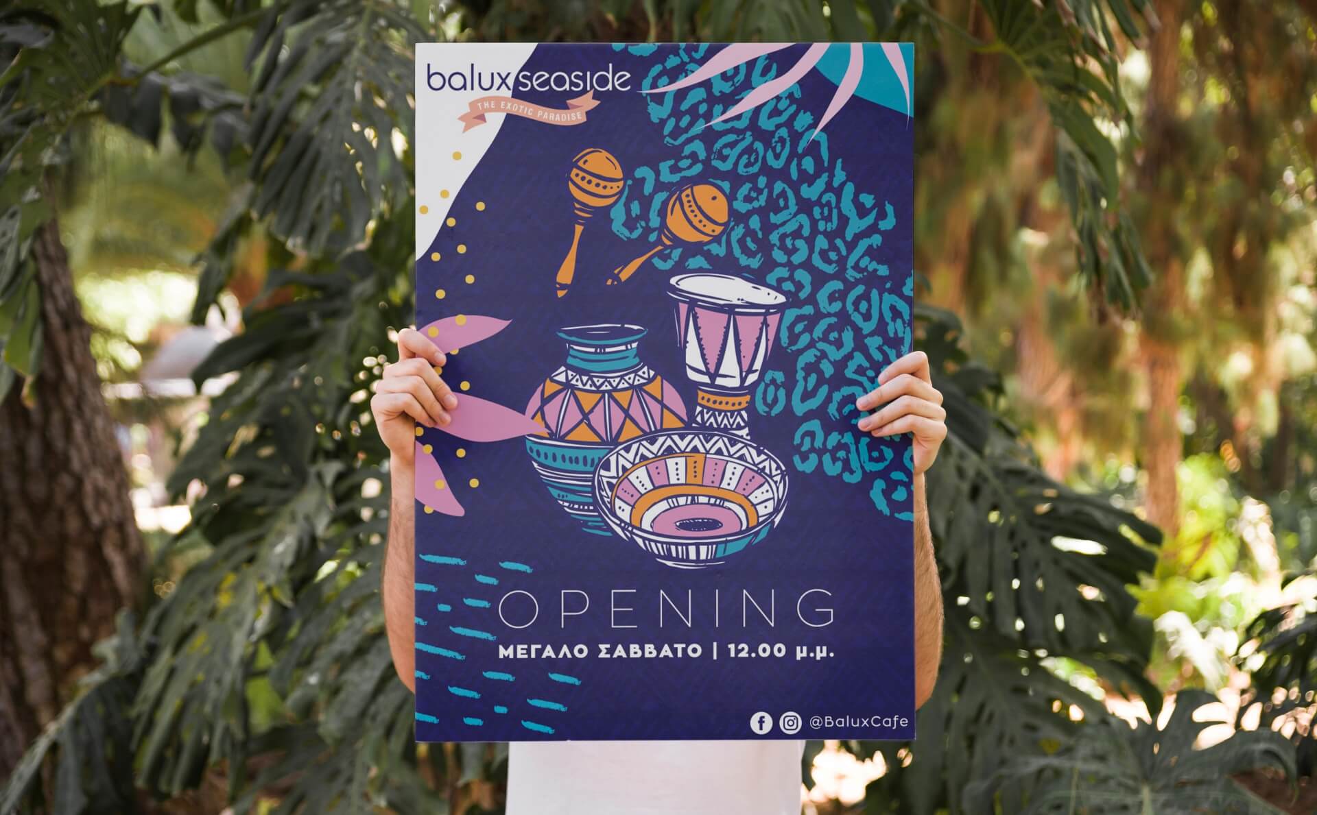 Balux Opening Advertisement Poster