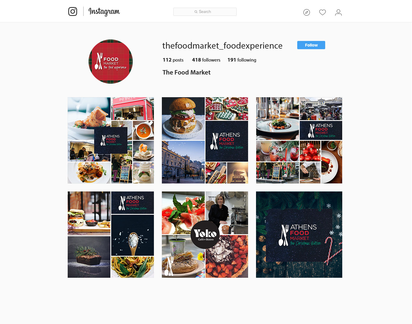 Athens Food Market Instagram